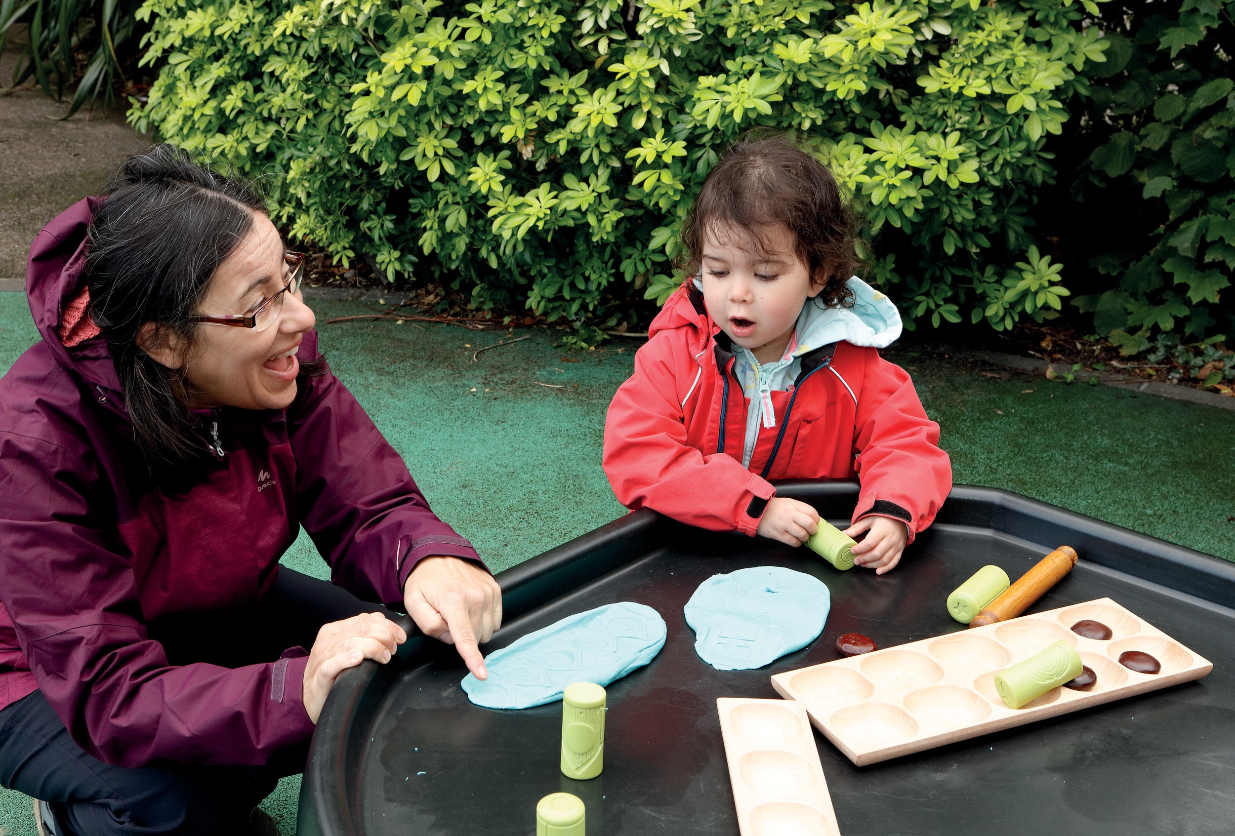 Yellow Door 6 rollers spelen met cijfers