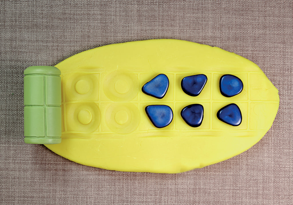 Yellow Door 6 rollers spelen met cijfers