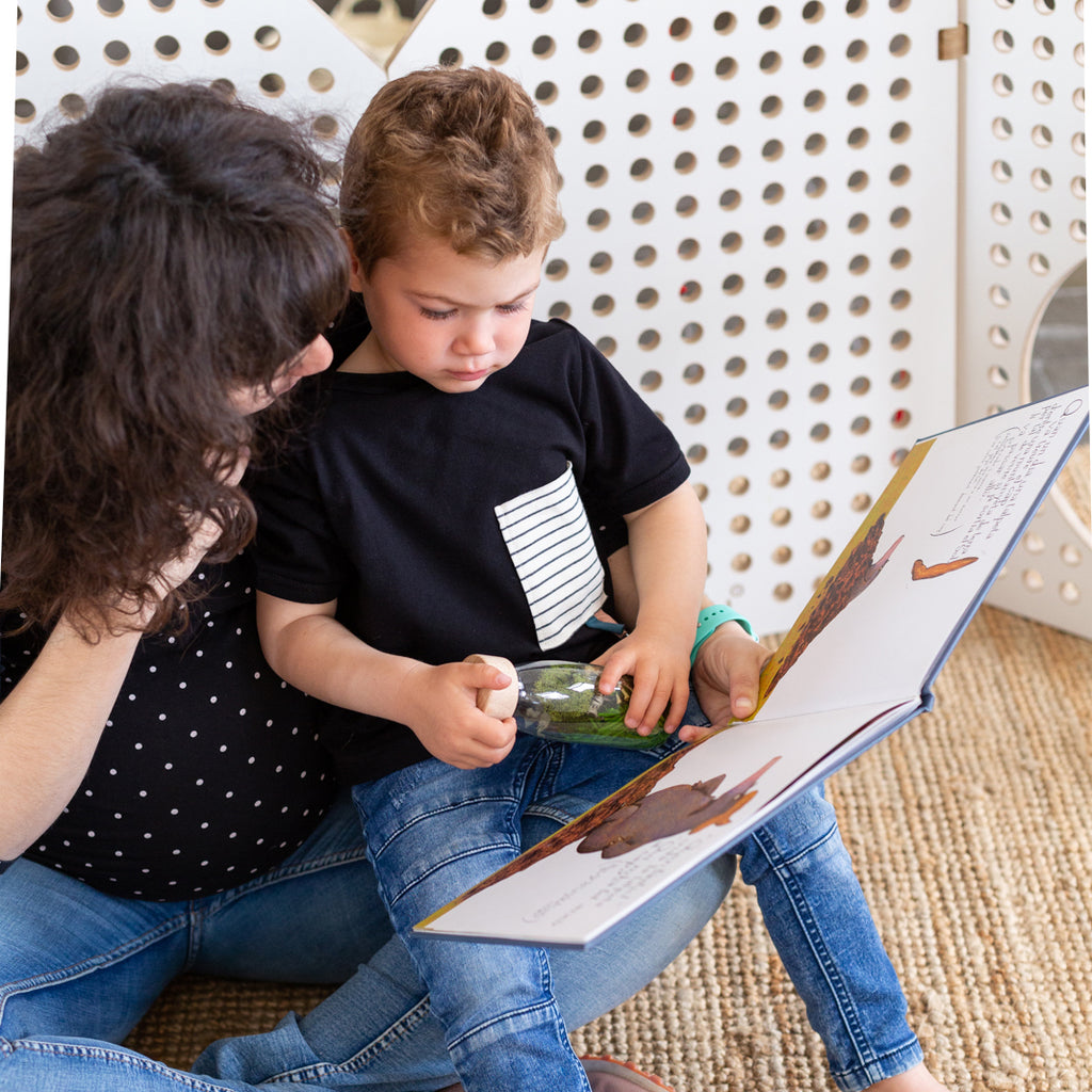 Petit Boum sensorische fles Spy Jungle