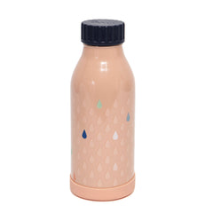 Petit Monkey drinkfles RVS drops peach