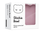 We Might Be Tiny sticky bowl bear dusty rose