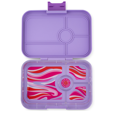 Yumbox Tapas XL 4 vakken Ibiza purple / Groovy tray