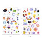 Djeco tattoos weer emoji's
