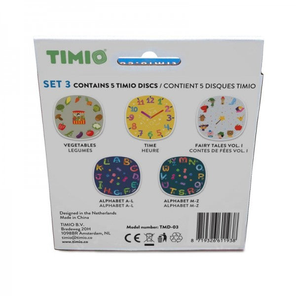 Timio disc pack set 3Timio disc pack set 3
