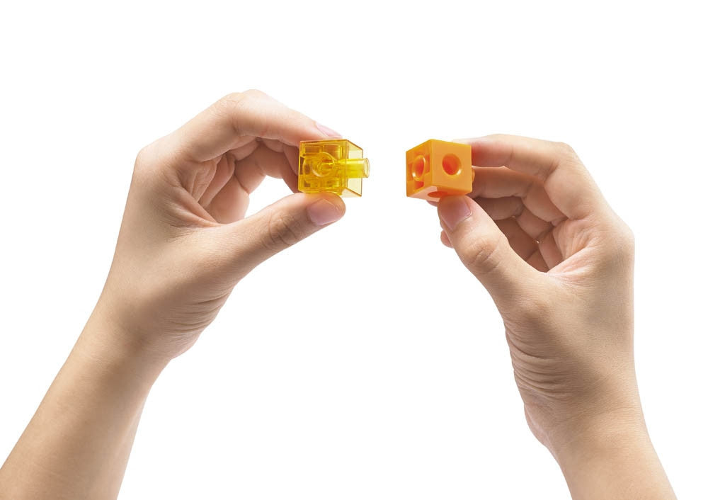 EDX transparante linking cubes