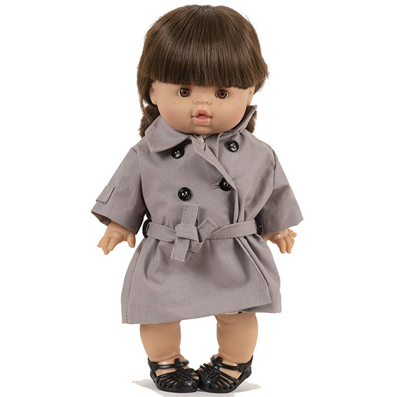 Minikane poppenkleding trench Tara