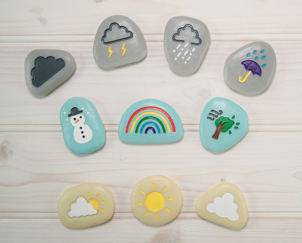 Yellow door - weer stenen